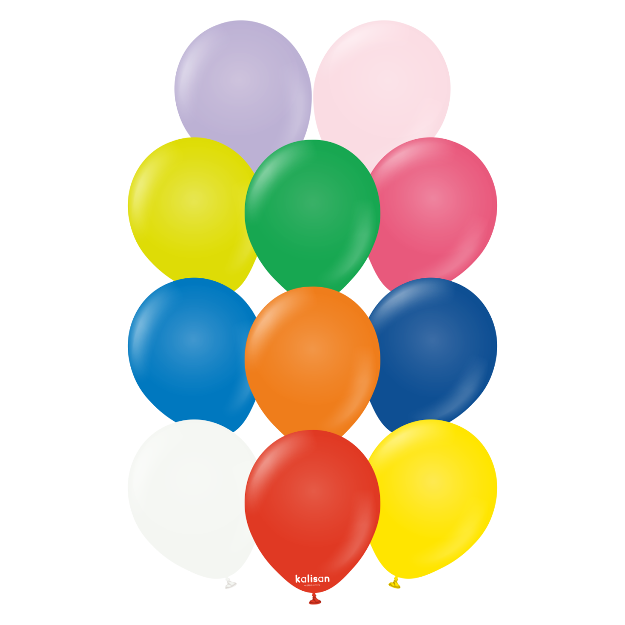 12'' Standart Balon Karışık 100’lü