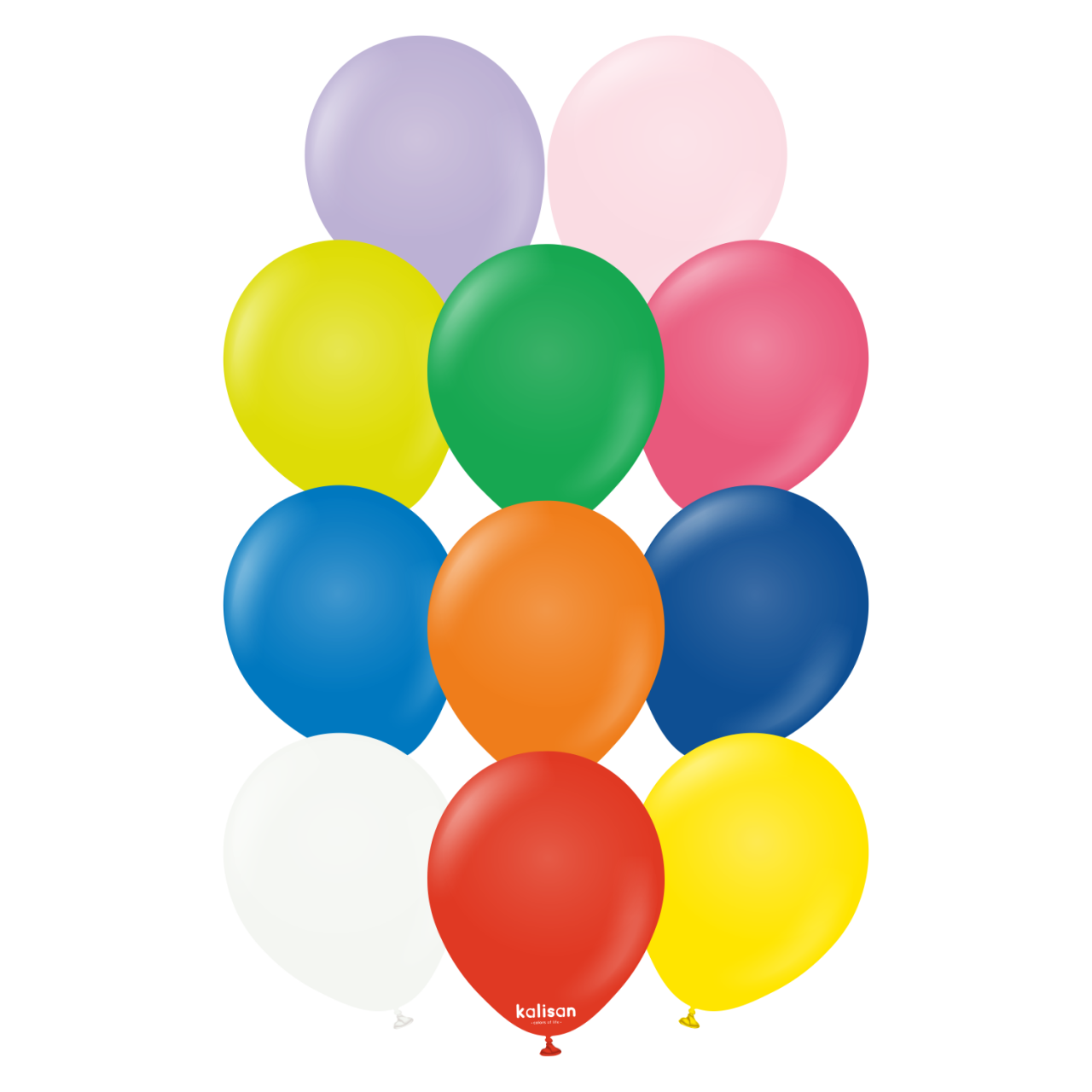 12'' Standart Balon Karışık 100’lü