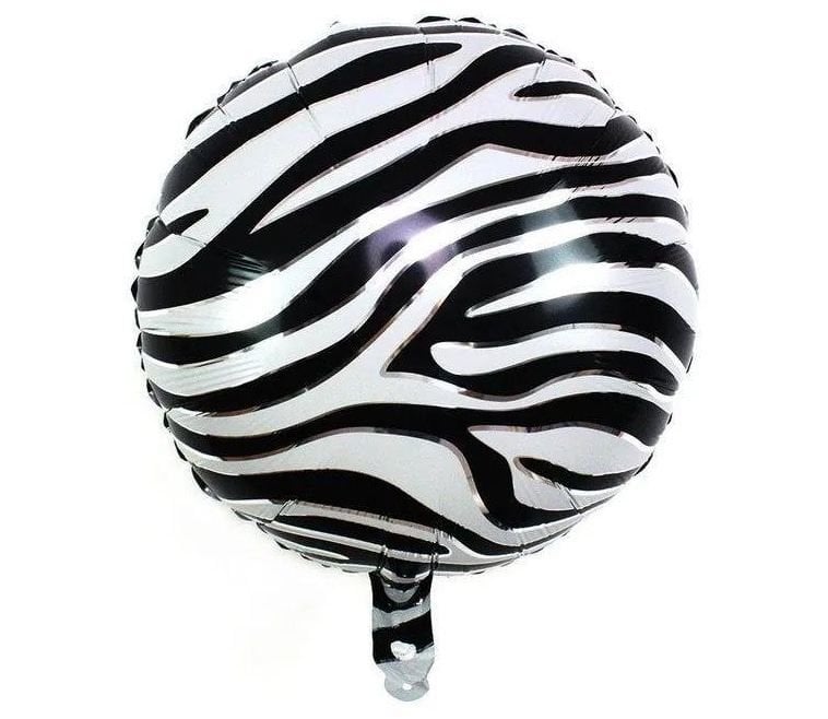 18'' Zebra Folyo Balon
