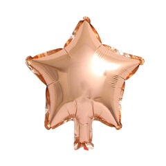 5'' Rosegold Yıldız Folyo Balon 50'li