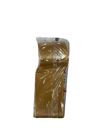 Plastik Altın Çatal 25'li