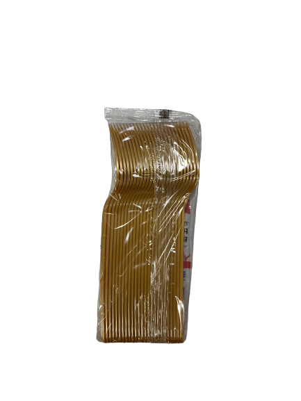 Plastik Altın Çatal 25'li