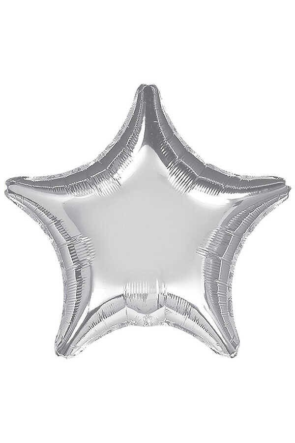 18'' Gümüş Yıldız Folyo Balon