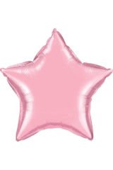 18'' Açık Pembe Yıldız Folyo Balon