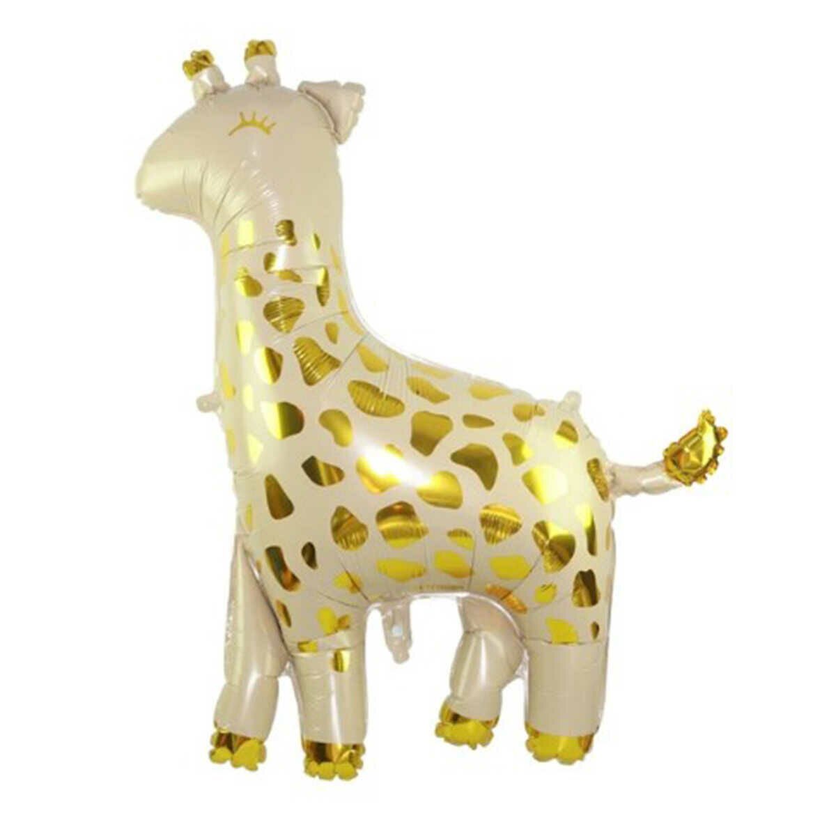 Zürafa Folyo Balon Açık Kahve 58x70