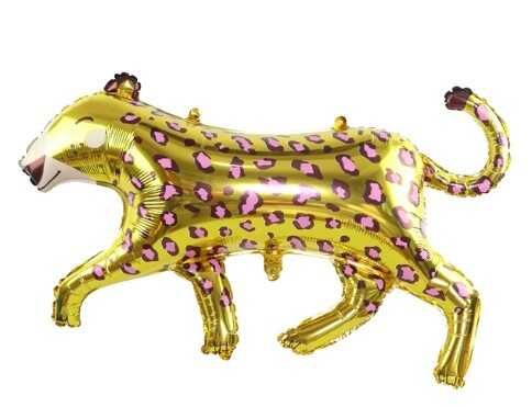 Altın Leopar Folyo Balon 51x72
