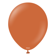 12'' Retro Balon Yanık Turuncu (Rust Orange) 100’lü