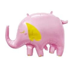 Pembe Fil Folyo Balon 60x84