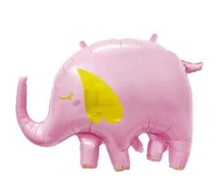 Pembe Fil Folyo Balon 60x84