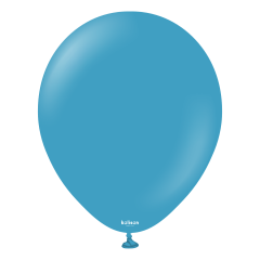 12'' Retro Balon Derin Okyanus (Deep Blue) 100’lü