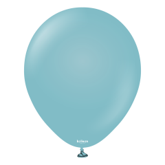 12'' Retro Balon Mavi Cam (Blue Glass) 100’lü