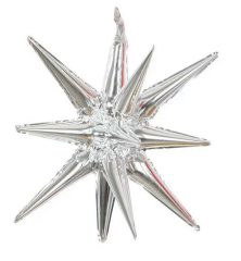 27'' Folyo Kutup Yıldızı Gümüş