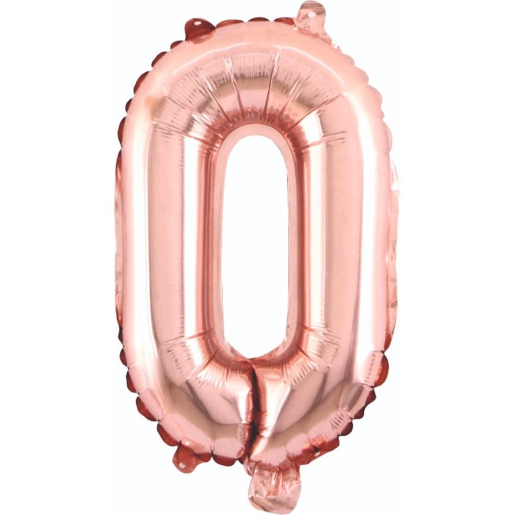 0- RAKAM 34'' ROSEGOLD RENK BALON 76 CM