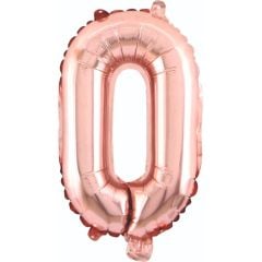 0- RAKAM 34'' ROSEGOLD RENK BALON 76 CM