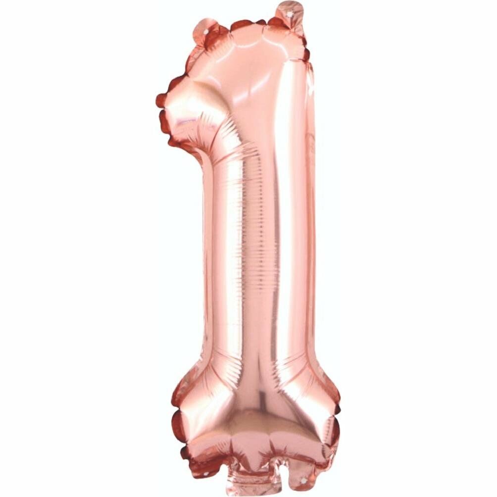 1- RAKAM 34'' ROSEGOLD RENK BALON 76 CM