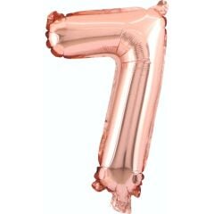 7- RAKAM 34'' ROSEGOLD RENK BALON 76 CM
