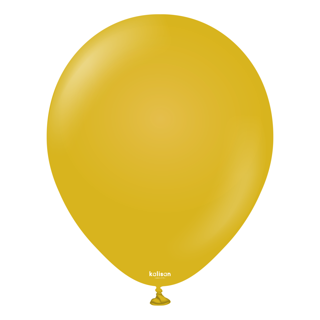 18'' Retro Balon Zerdeçal (Mustard) 5'li