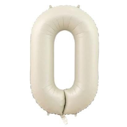 0- RAKAM 34'' KREM RENK BALON 76 CM