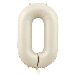 0- RAKAM 34'' KREM RENK BALON 76 CM