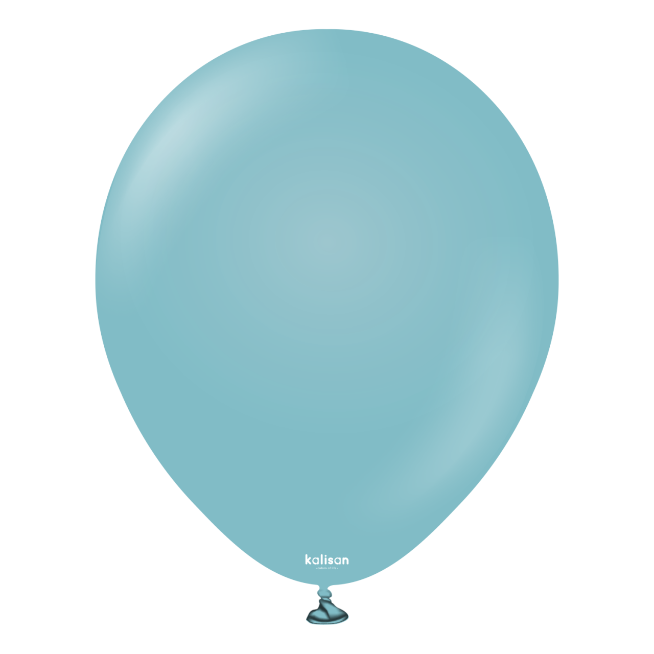 18'' Retro Balon Mavi Cam (Blue Glass) 5'li