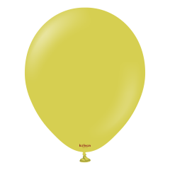 18'' Retro Balon Zeytin (Olive) 5'li
