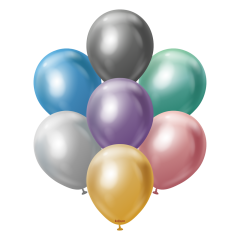 12'' Mirror Balon Karışık 50'li