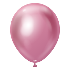12'' Mirror Balon Pembe (Pink) 50’li