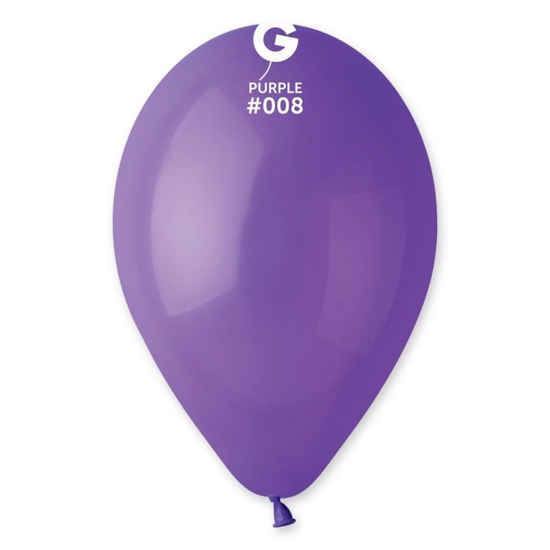 10'' Pastel Mor 100'lü