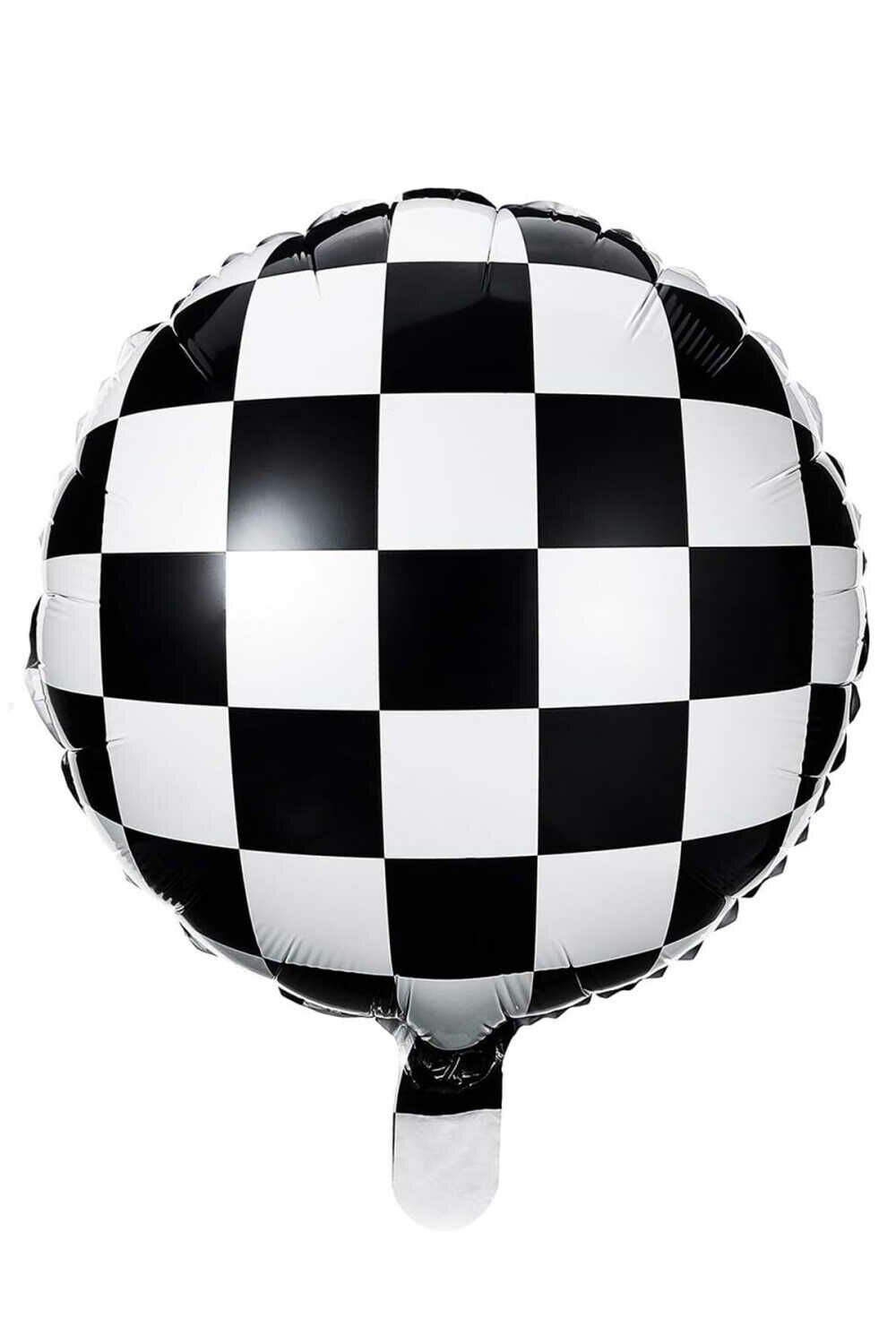 18'' Damalı Folyo Balon