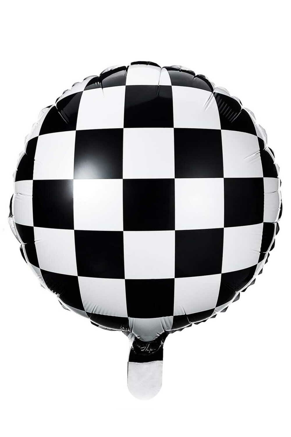 18'' Damalı Folyo Balon