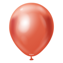 12'' Mirror Balon Kırmızı (Red) 50’li