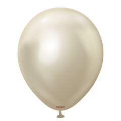 12'' Mirror Balon Beyaz Altın (White Gold) 50’li