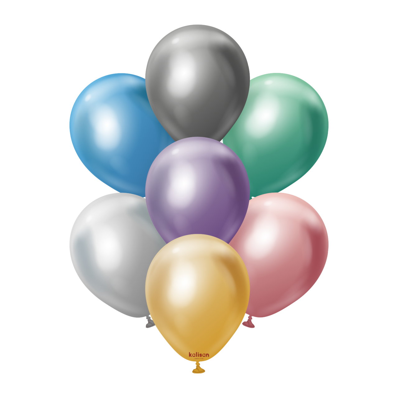 5'' Mirror Balon Karışık 100’lü