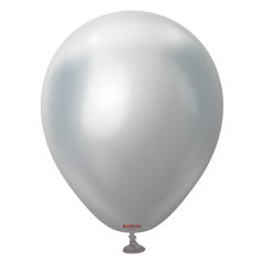 5'' Mirror Balon Gümüş (Silver) 100’lü