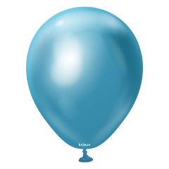 5'' Mirror Balon Mavi (Blue) 100’lü