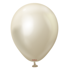 5'' Mirror Balon Beyaz Altın (White Gold) 100’lü