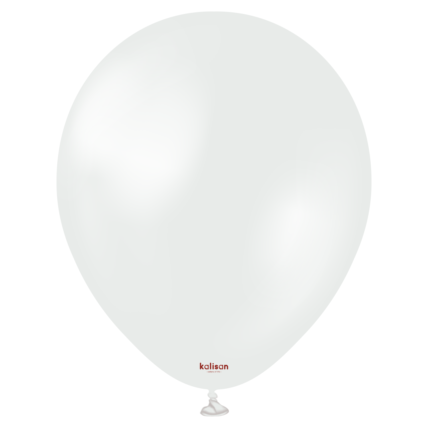 11'' Kalisan Metalik İnci Beyazı Balon (Pearl White) 50'li
