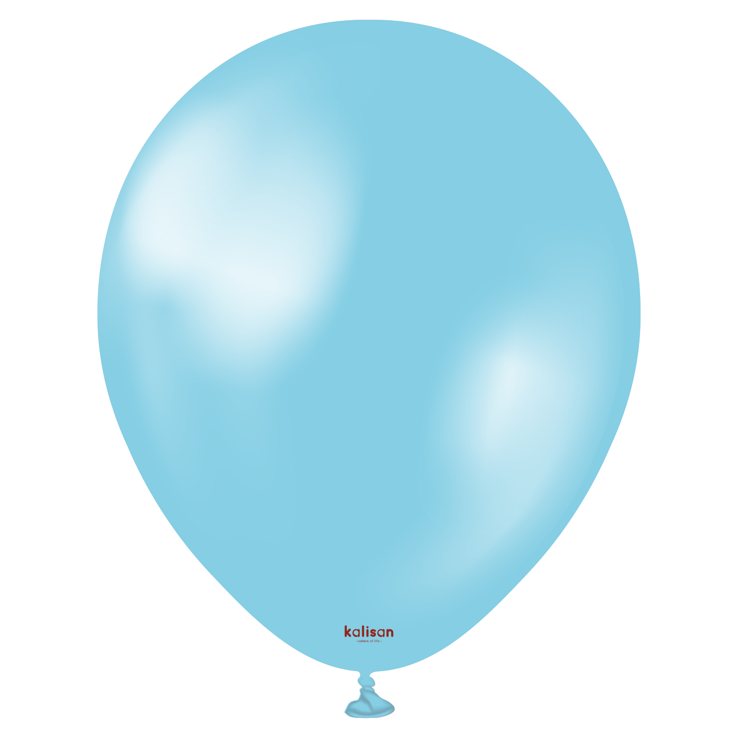 12'' Kalisan Metalik Gök Mavisi Balon (Sky Blue) 50'li