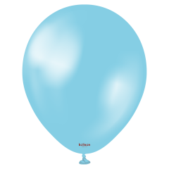 12'' Kalisan Metalik Gök Mavisi Balon (Sky Blue) 50'li