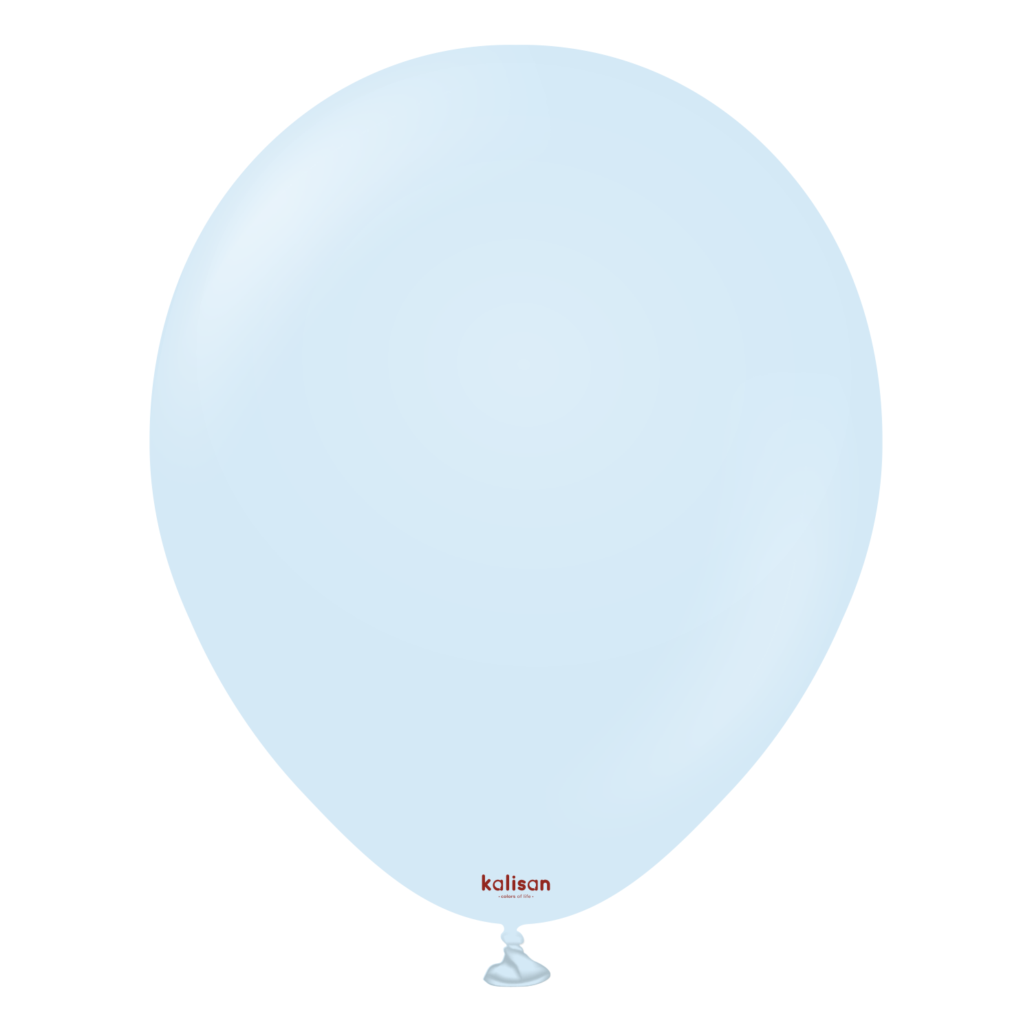18'' Makaron Bebek Mavi Balon (Mac Baby Blue) 5'li
