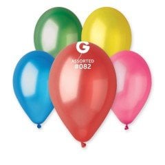 11'' Metalik Balon Karışık 100’lü