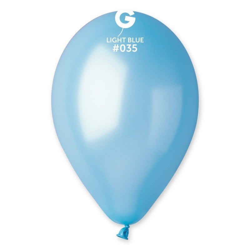 11'' Metalik Balon Açık Mavi 100’lü