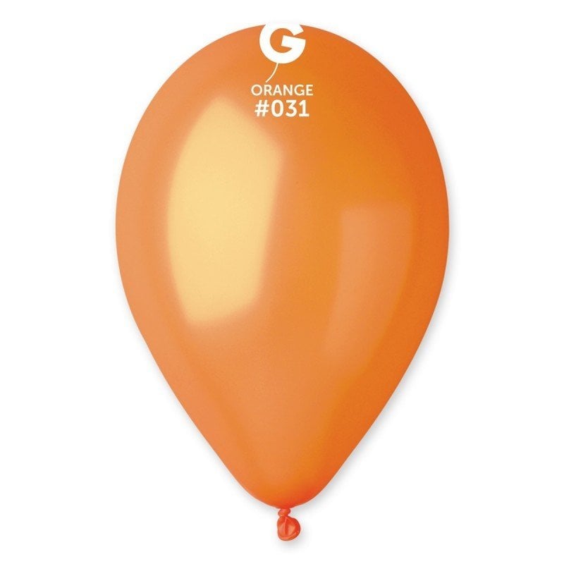 11'' Metalik Balon Turuncu 100’lü