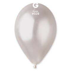11'' Metalik Balon İnci Beyazı 100’lü