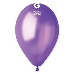11'' Metalik Balon Mor 100’lü