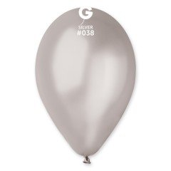 11'' Metalik Balon Gümüş 100’lü