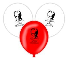 12'' Ata Baskılı Balon 25’li