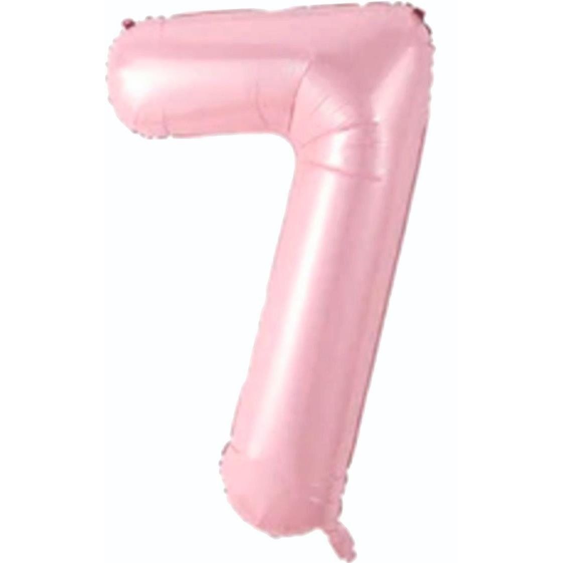 7- RAKAM 34'' PEMBE RENK BALON 76 CM