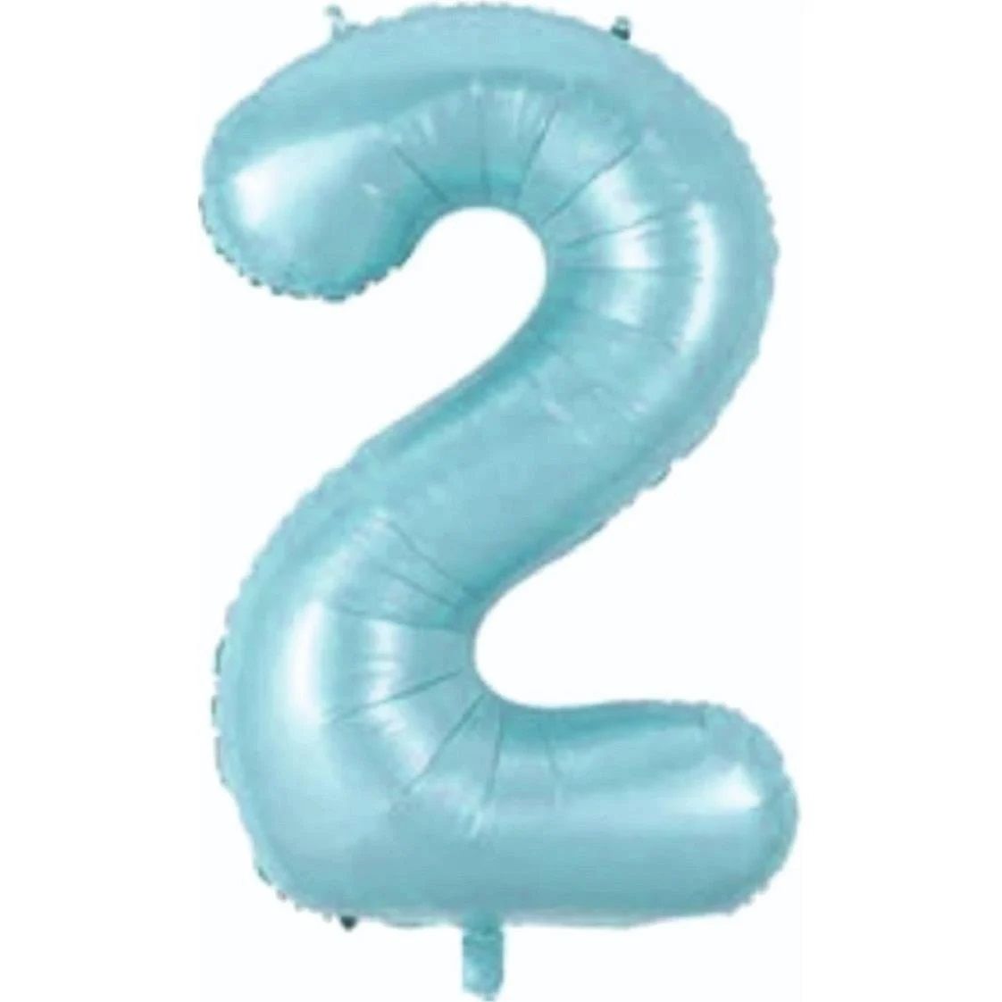 2- RAKAM 34'' MAVİ RENK BALON 76 CM