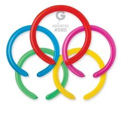 Gemar Pastel Karışık Sosis Balon 100'lü